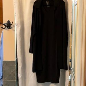 Norma Kamali dress and jacket.